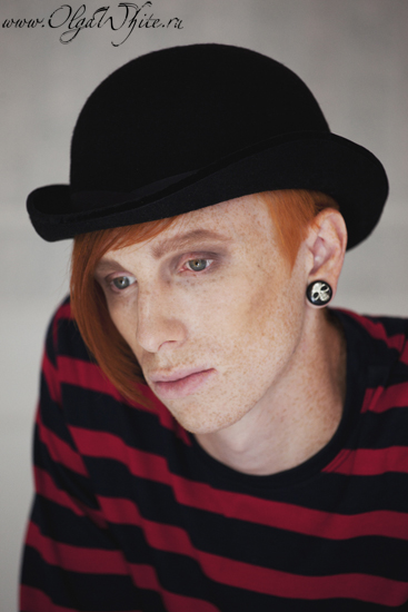 Котелок мужская шляпа из фетра