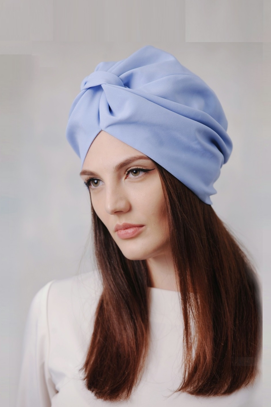 Голубой тюрбан чалма