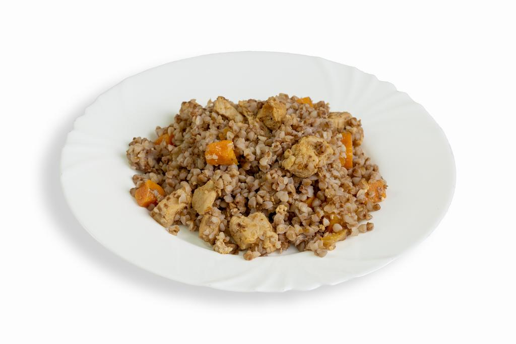 Гречка по купечески со свининой 100 гр.