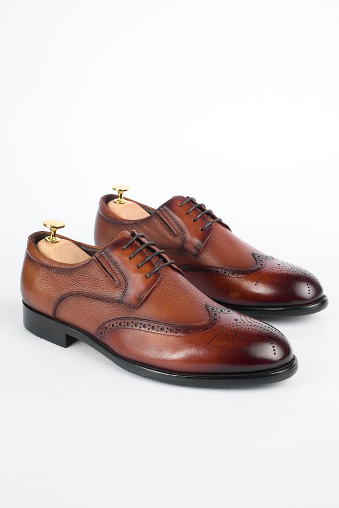 Мужские туфли из 100% натуральной телячьей кожи