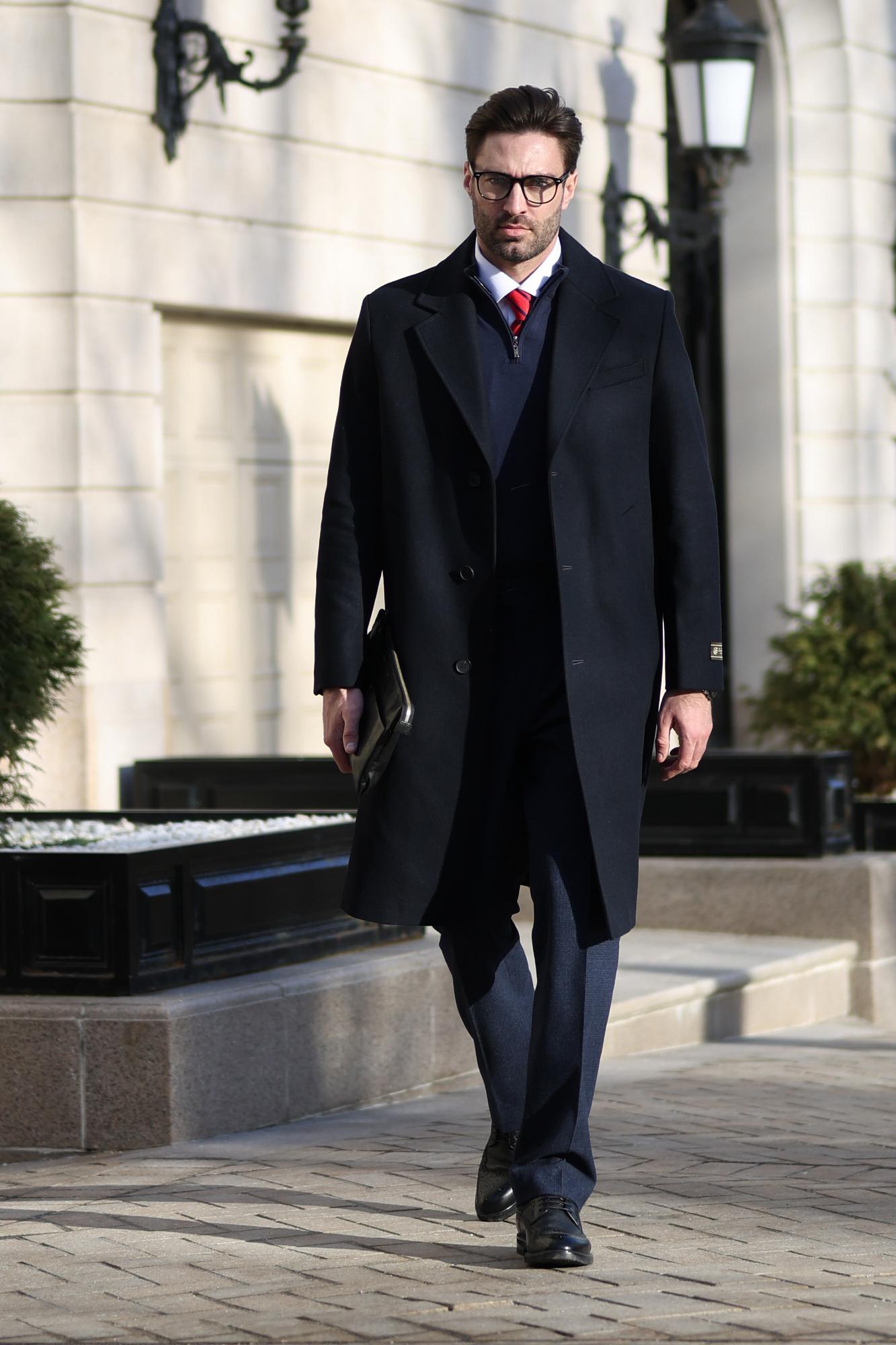 УДЛИНЁННОЕ ПАЛЬТО ИЗ 100% ШЕРСТИ