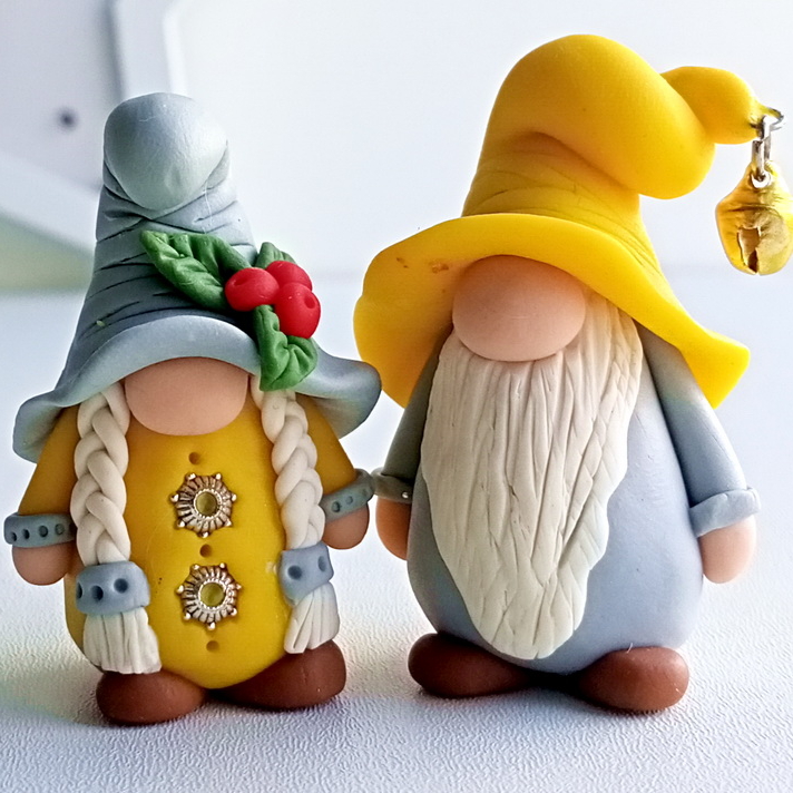 tiny gnome figurines, mini gnome figurine, miniature toy, collectable gnomes,