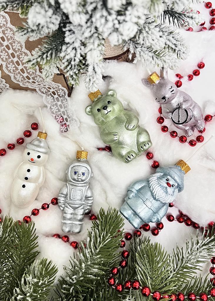 Свечи елочные игрушки СССР набор 5 шт