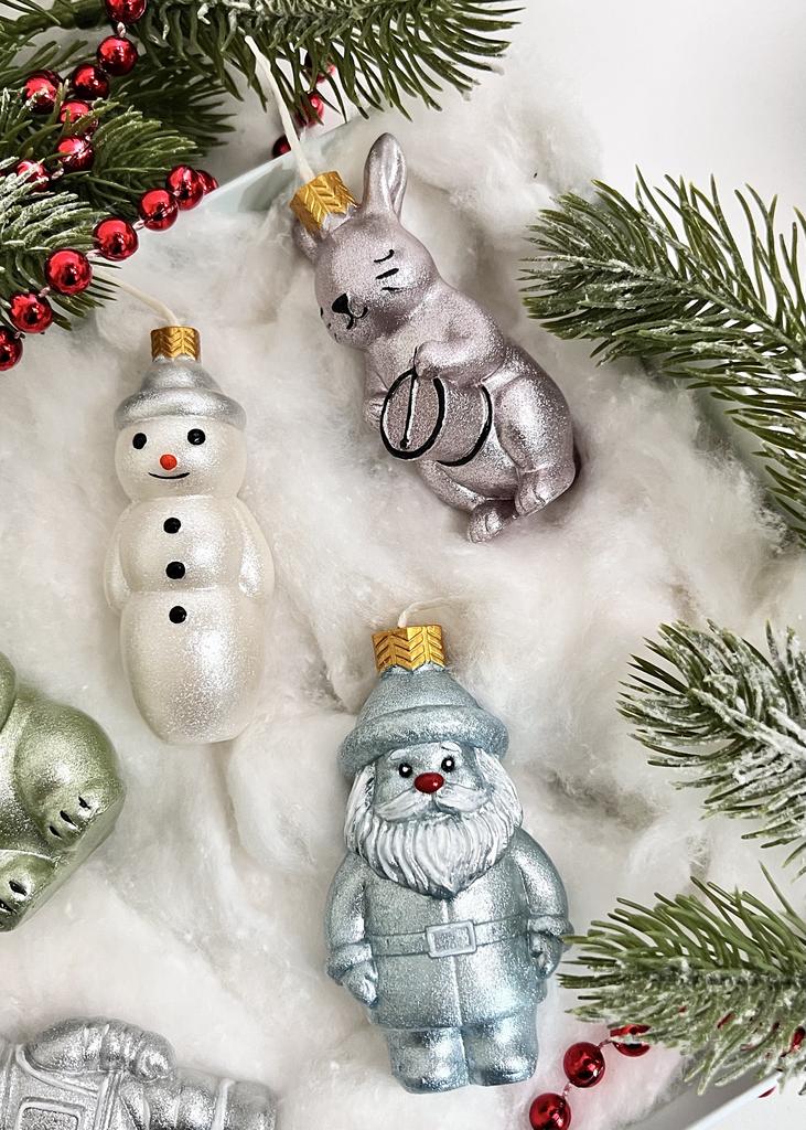 Свечи елочные игрушки СССР набор 3 шт