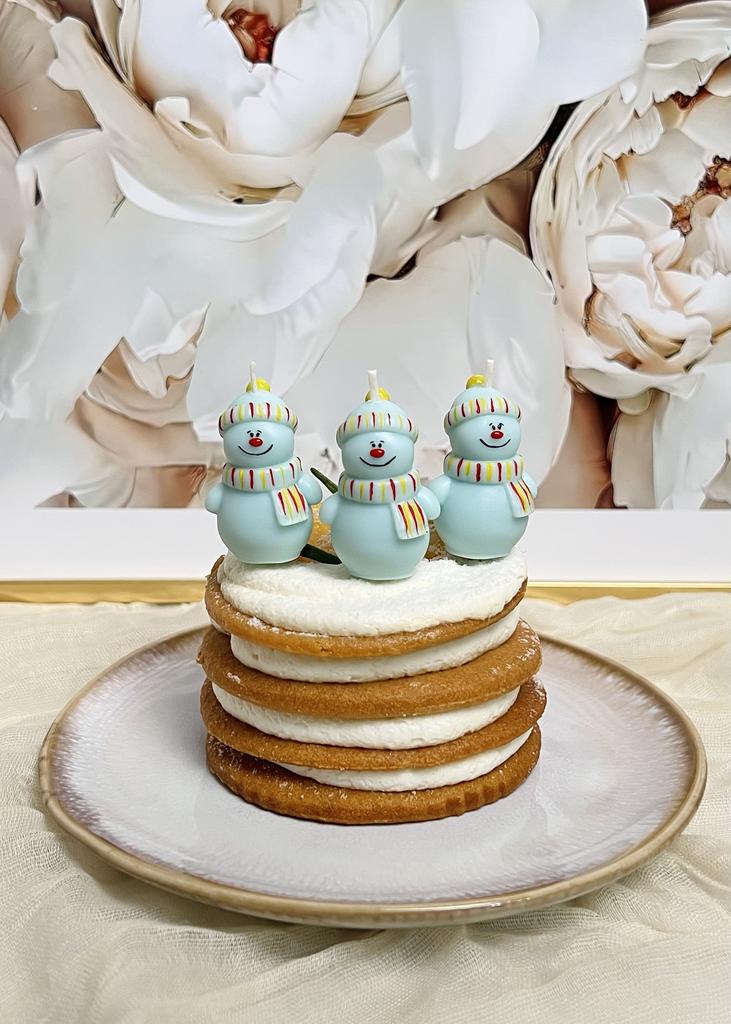 Свечи для торта Снеговик 3 шт