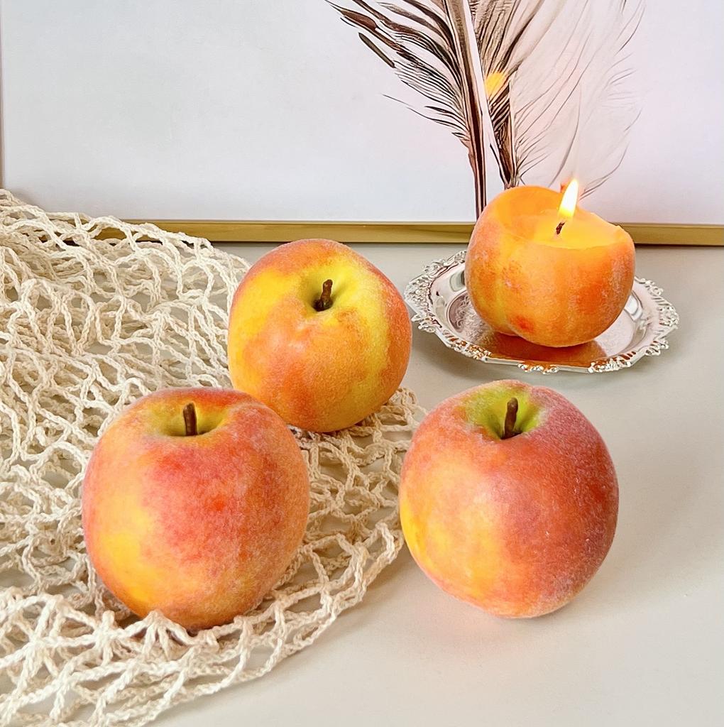 Свеча Персик с ароматом Медовый персик