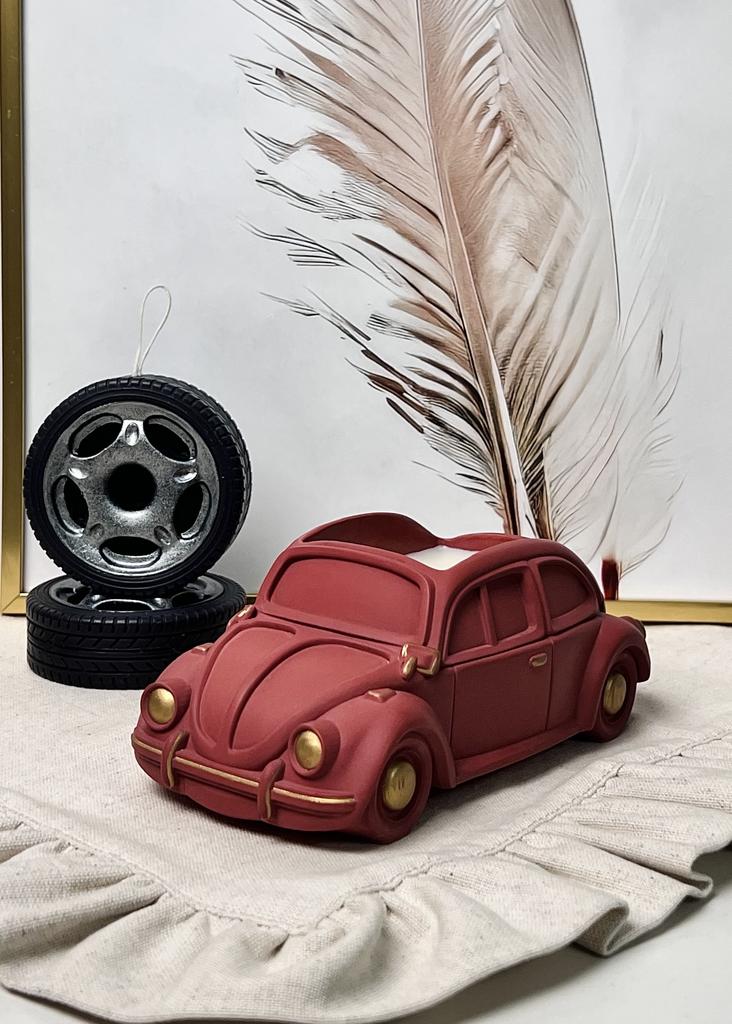 Свеча Машинка красная