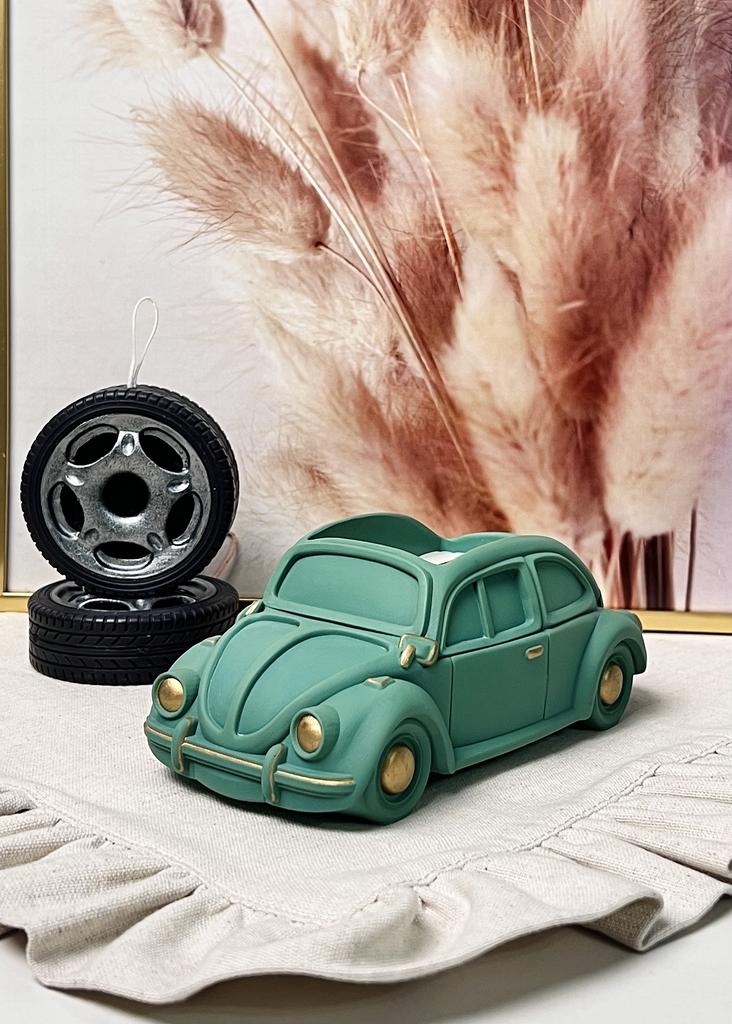 Свеча Машинка зеленая