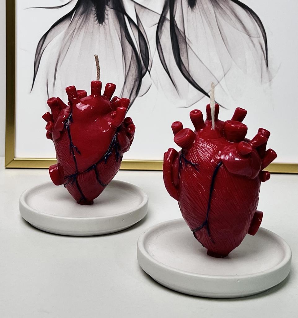 Свеча  Анатомическое сердце
