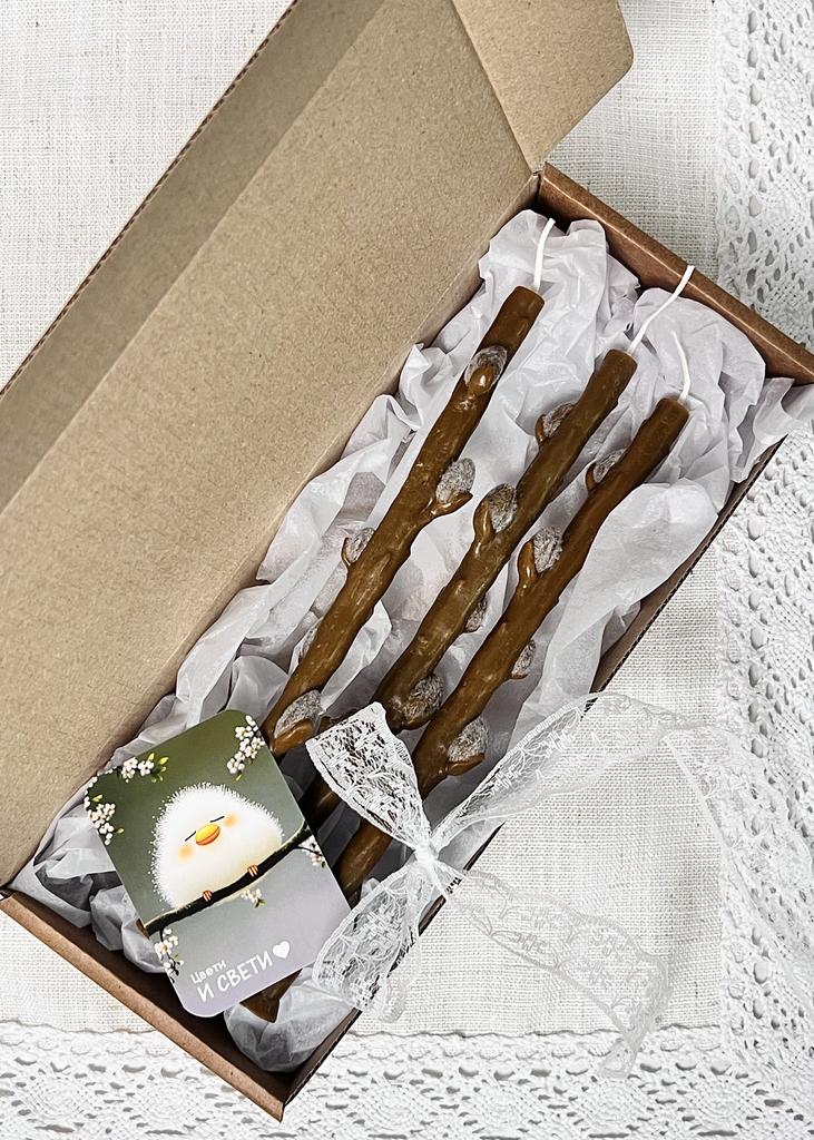 Свечи Верба (3 шт) набор