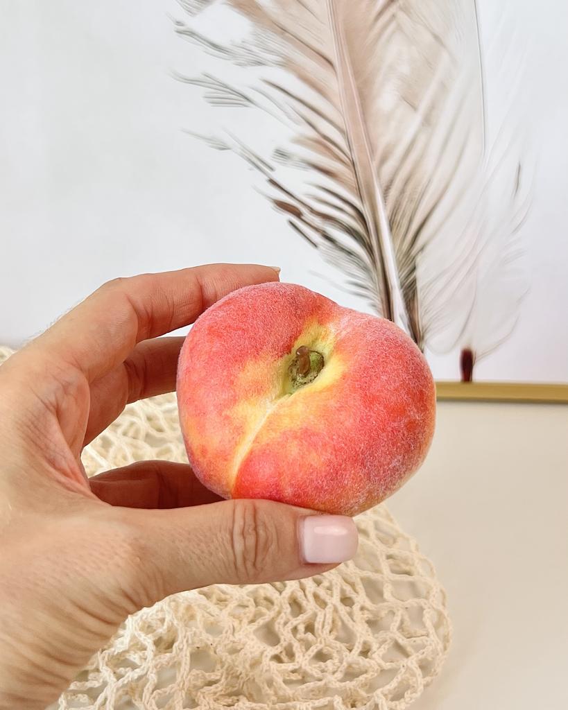 Свеча Персик инжирный (плоский) без аромата