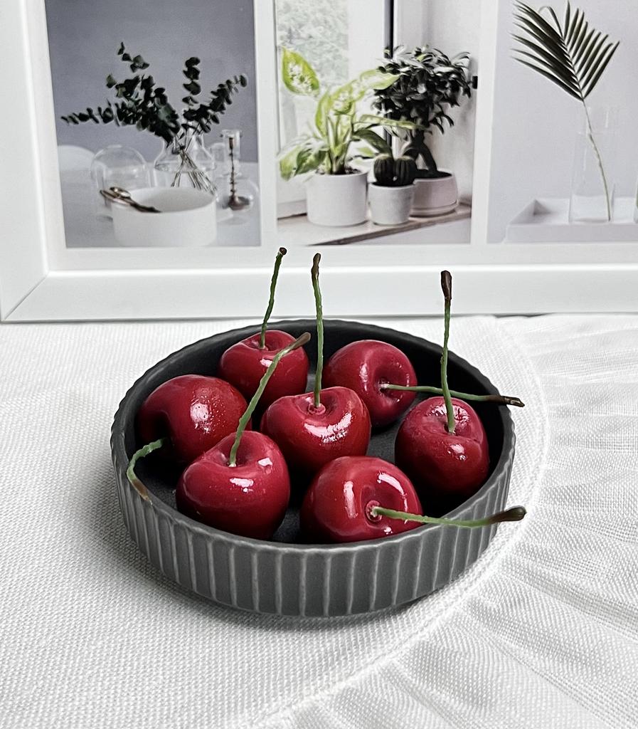 Свеча Черешня 7 шт (красная)