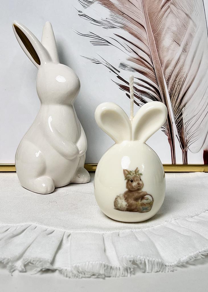 Свеча Заяц / Кролик с двумя ушами в сторону