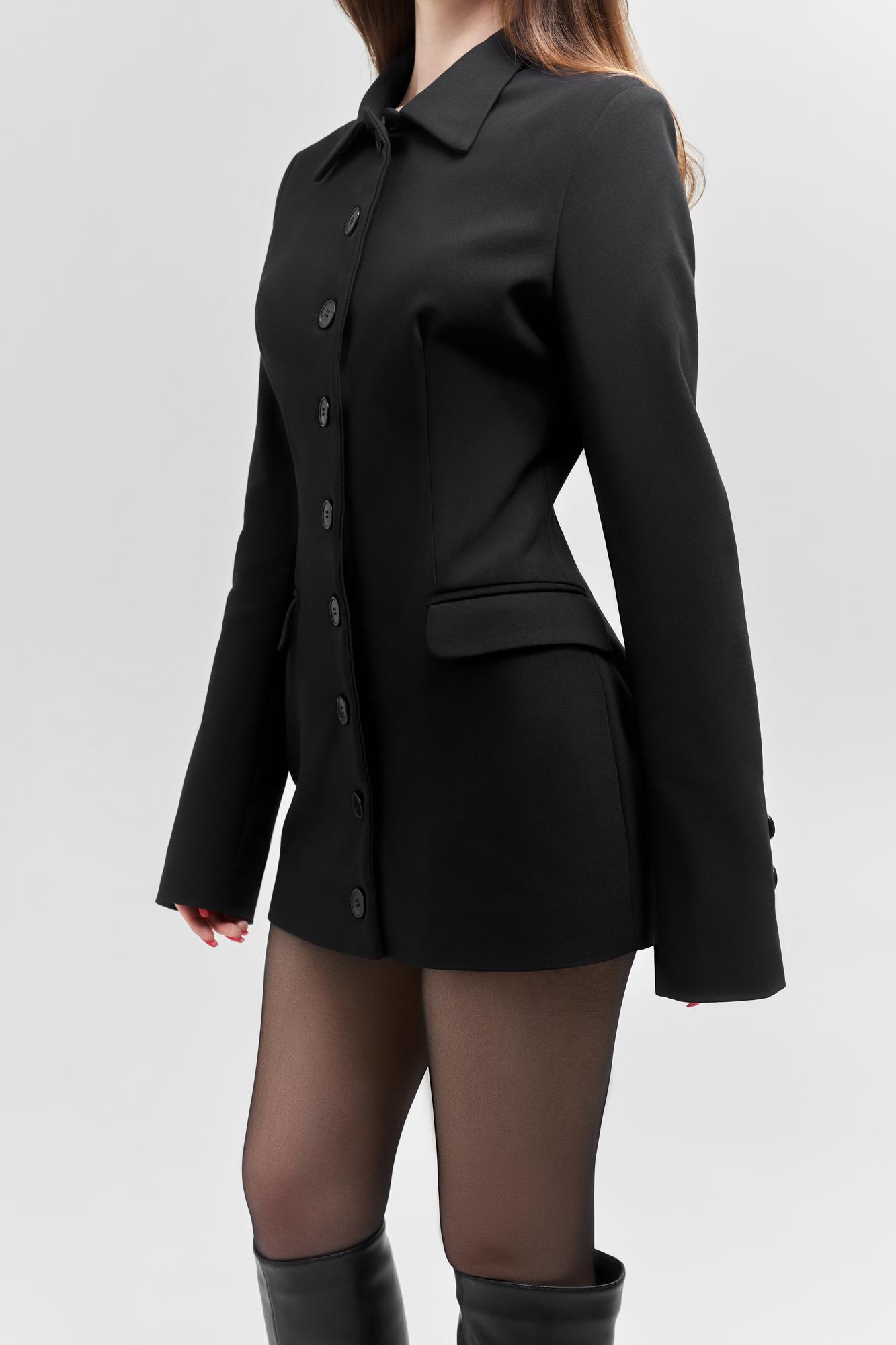 Платье пиджак черное PRE ORDER
