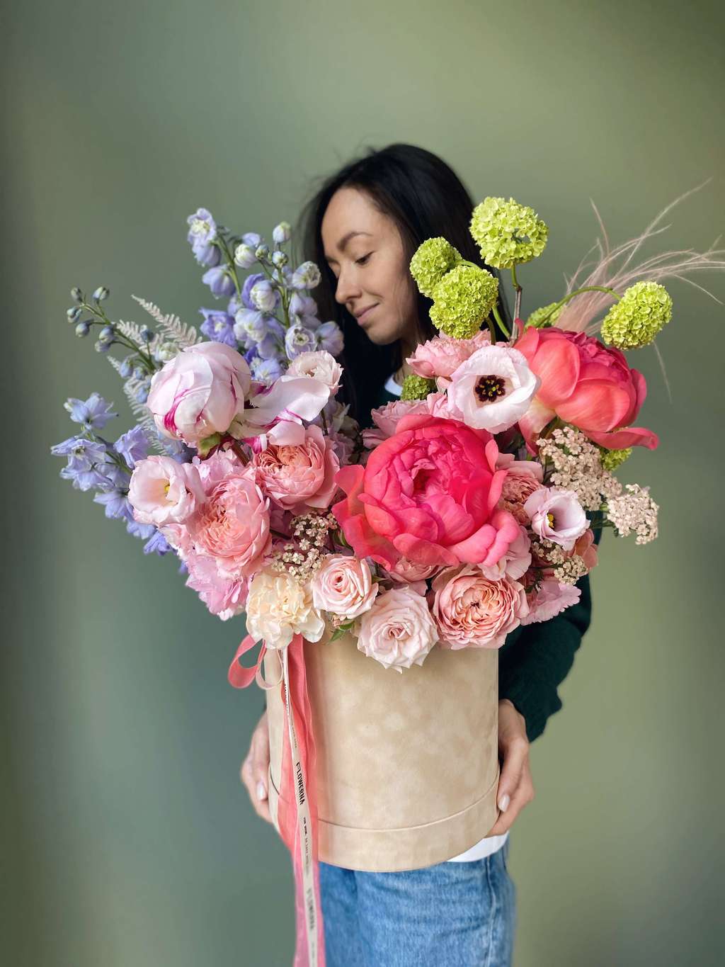 Шляпная коробка "Коралловый Залив"