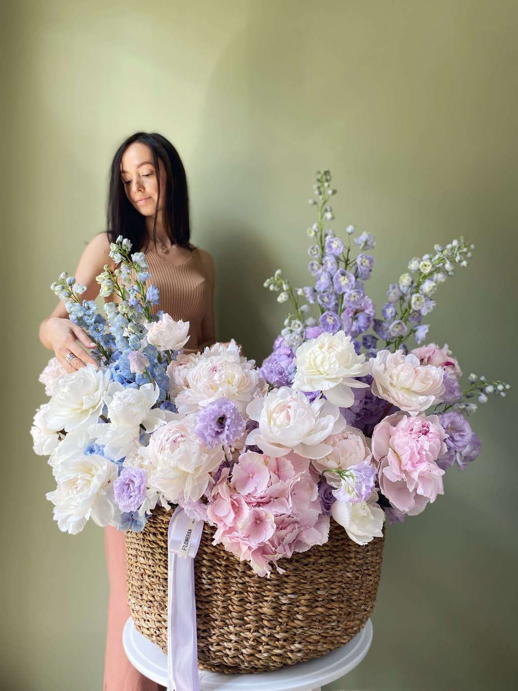 Корзина "Лавандовый Зефир"