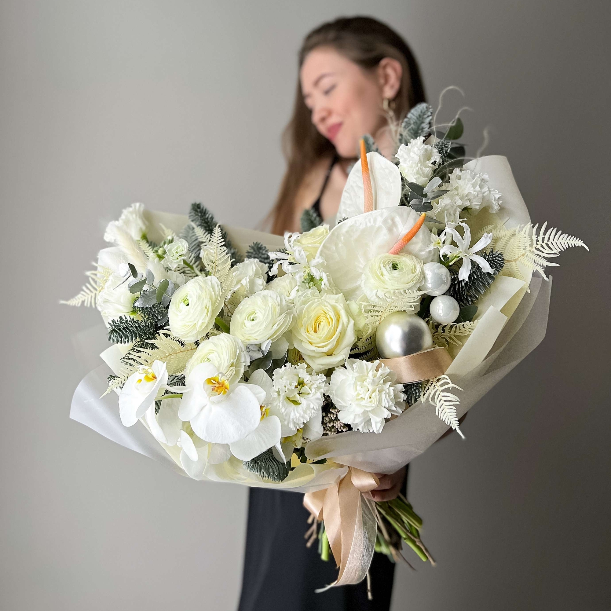 Авторский букет "Сливочный пломбир"