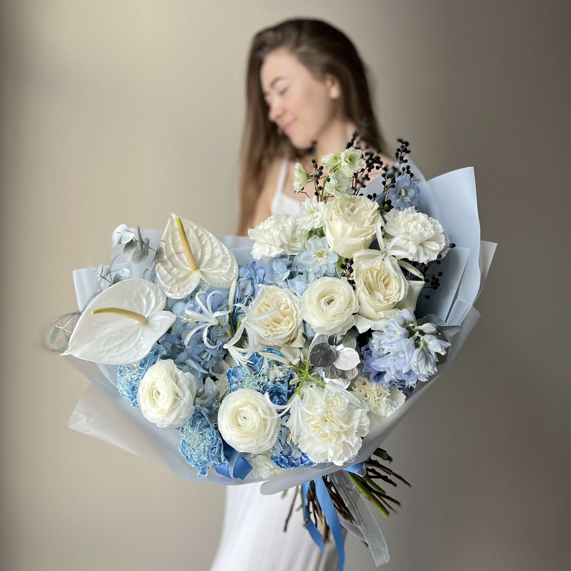 Авторский букет "Лазурный берег"