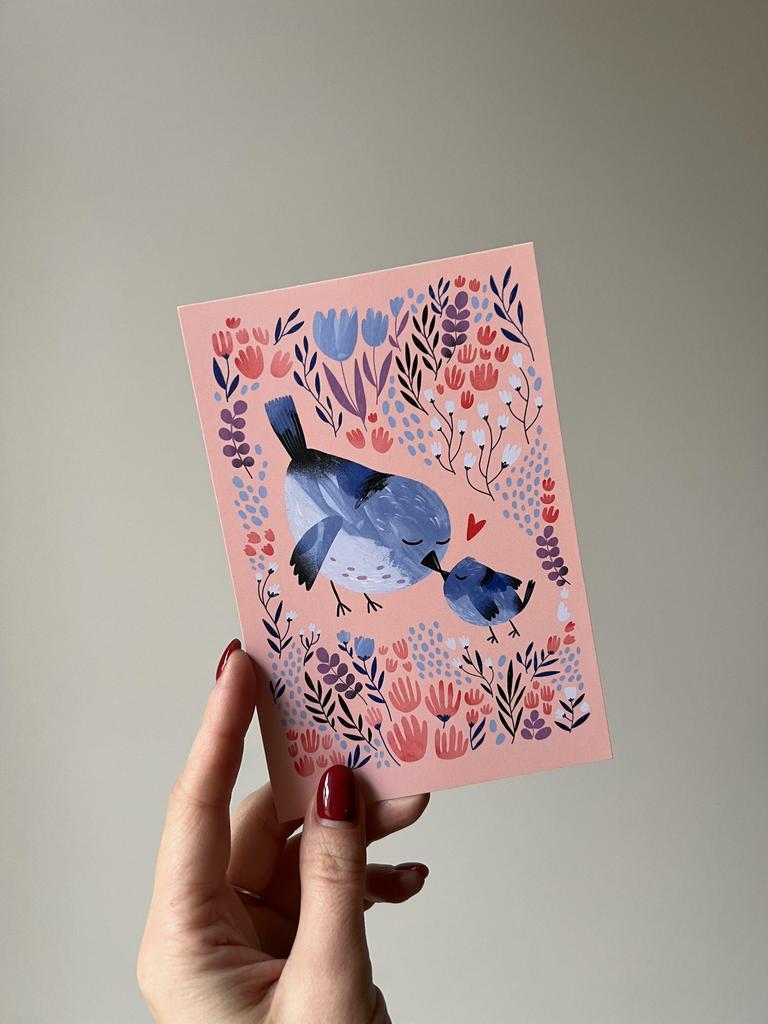 Открытка "Птички"