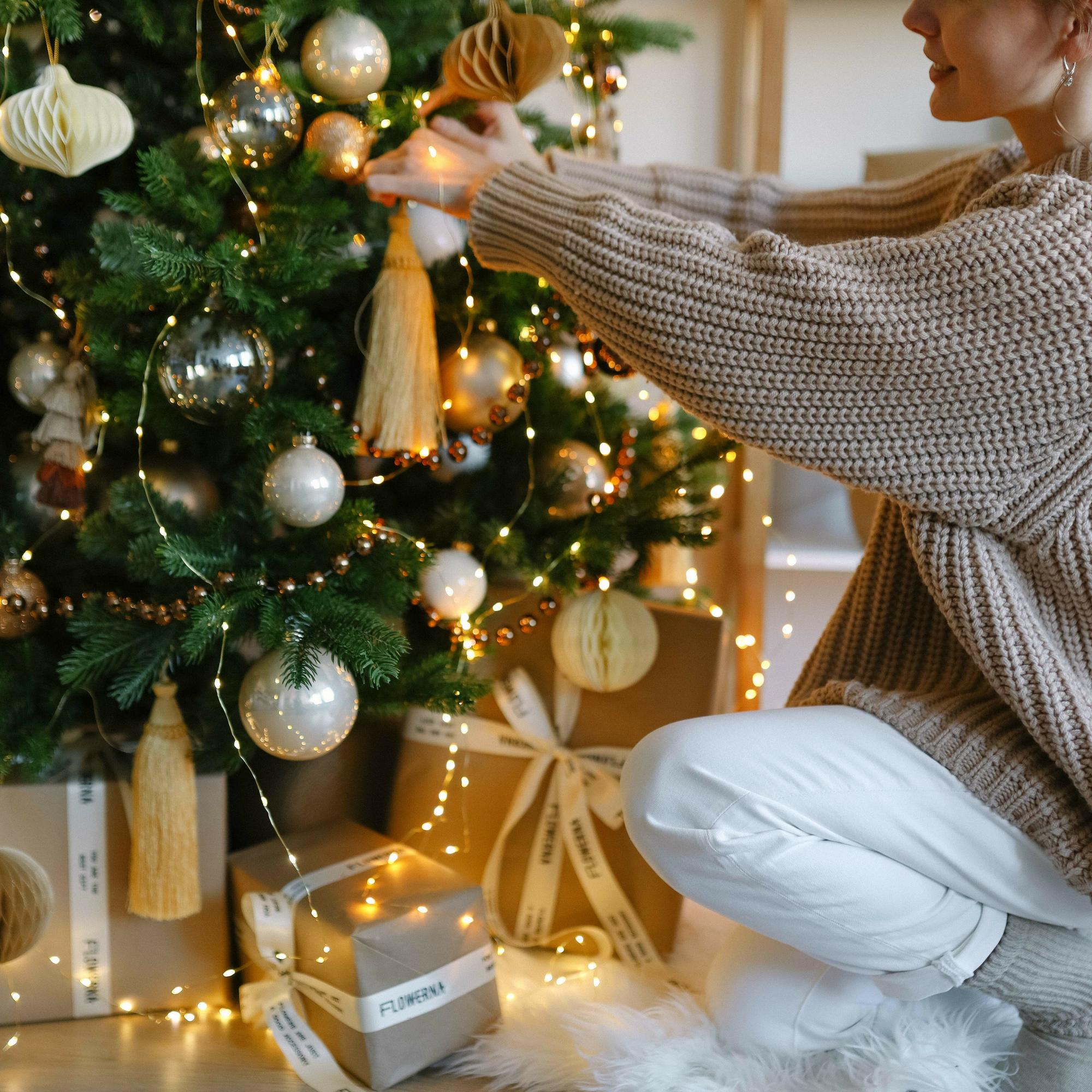 Набор ёлочных игрушек "Латте крем-брюле"