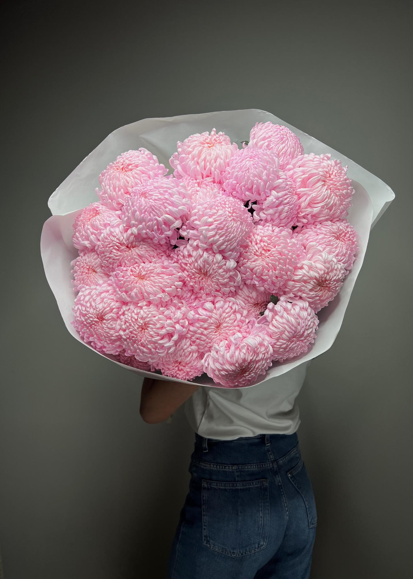 Хризантемы Зефирные