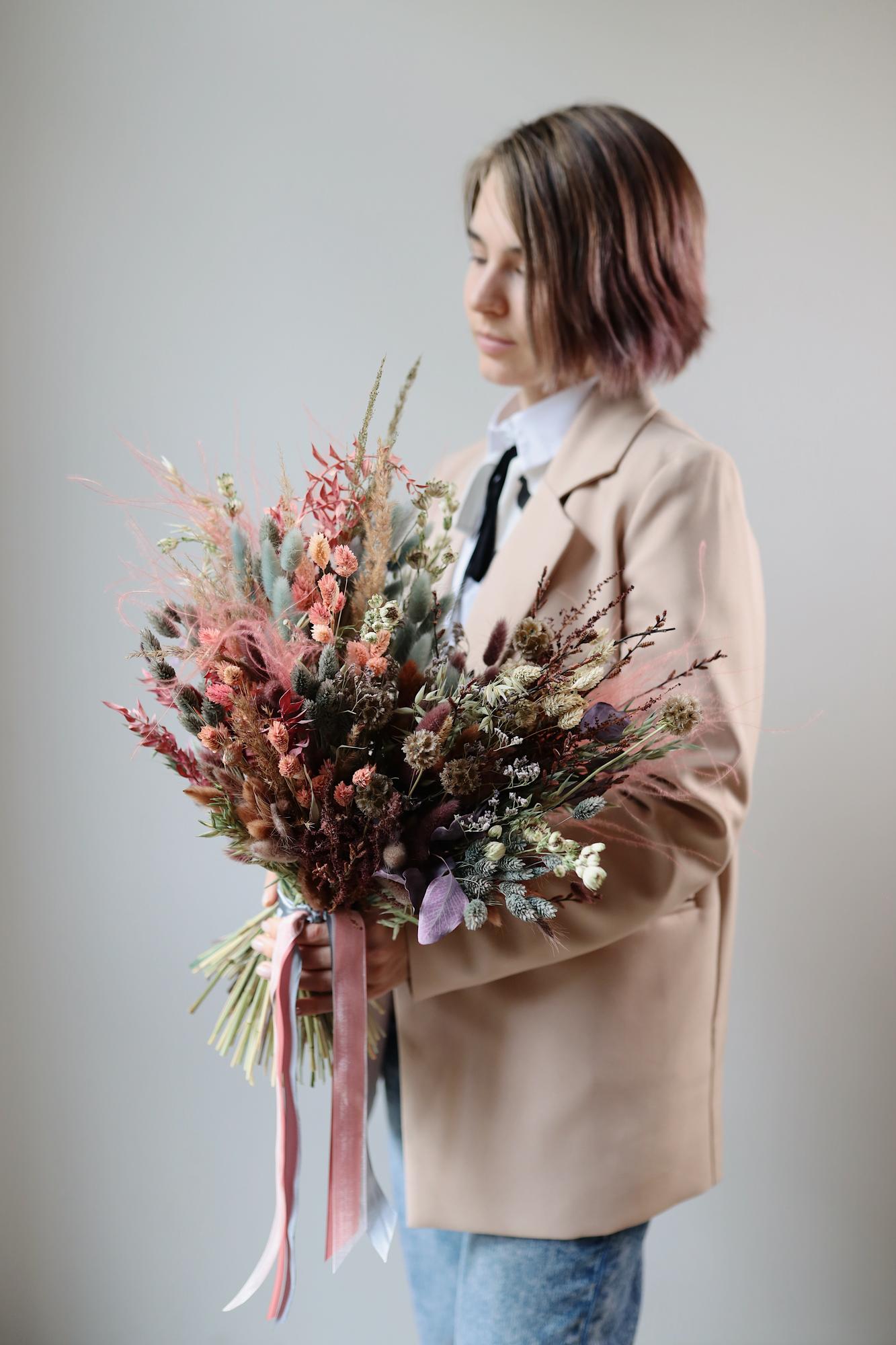 Букет из сухоцветов "Травы"