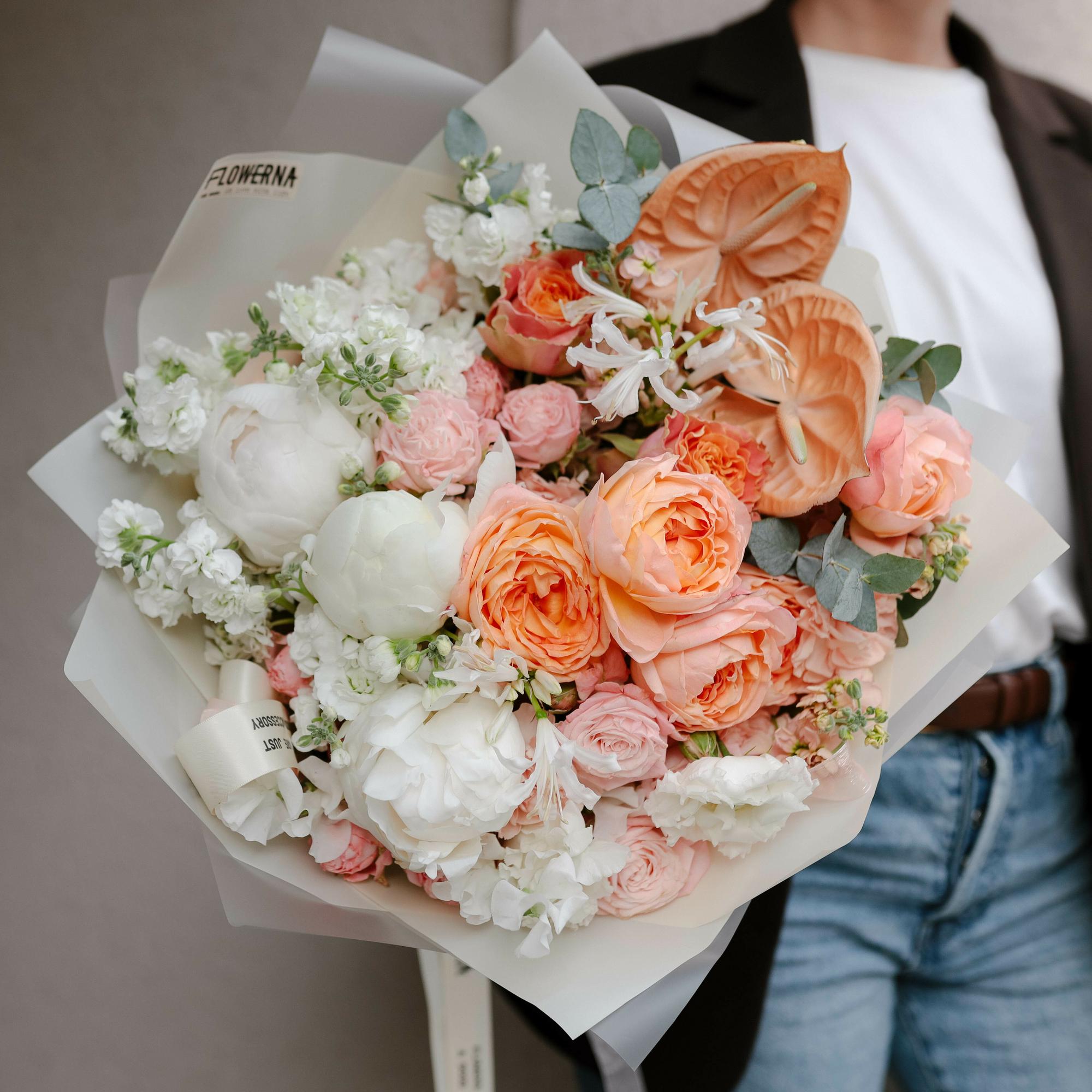 Авторский букет "Феличита" круглый