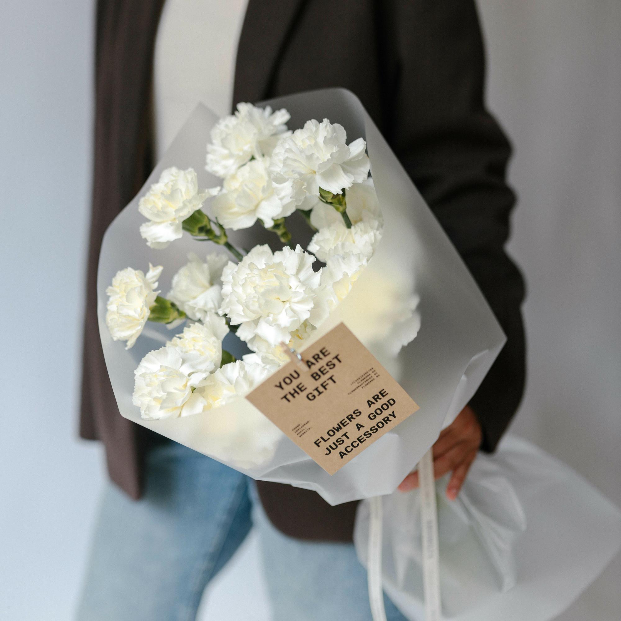 Моно-букет "Жемчужные леденцы"