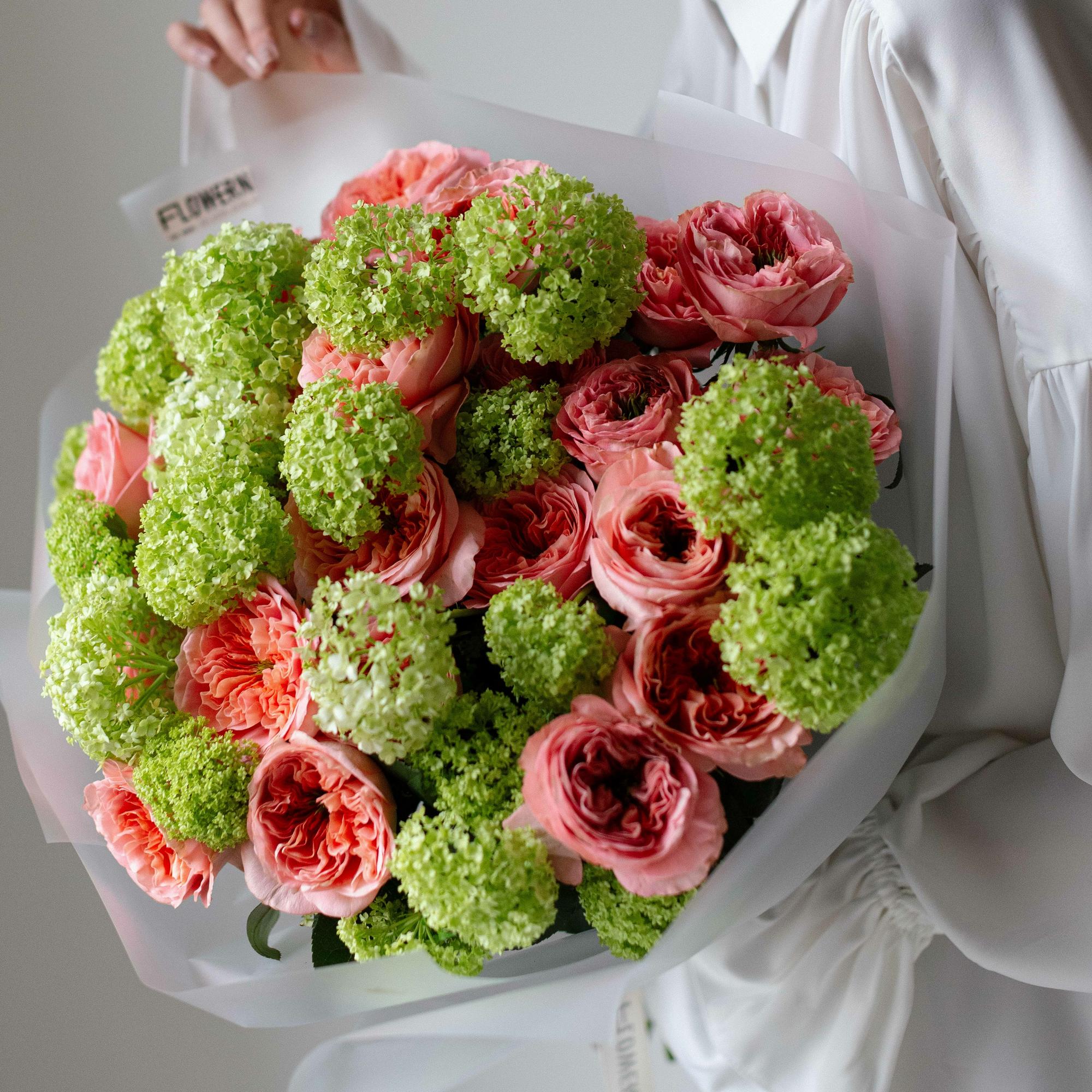 Дуо-букет "Мандарин и Вибурнум"