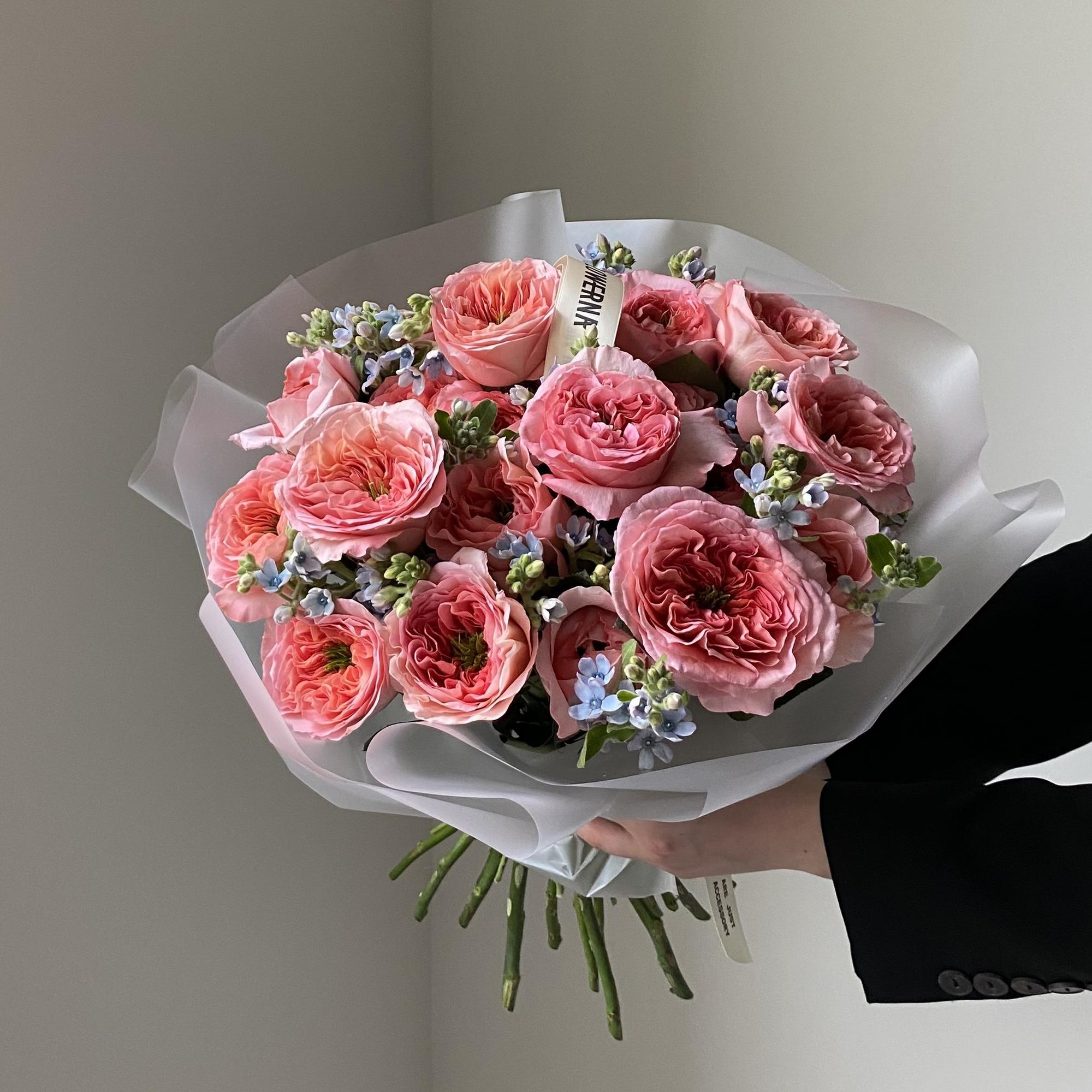 Дуо-букет "Мандарин и оксипеталум"