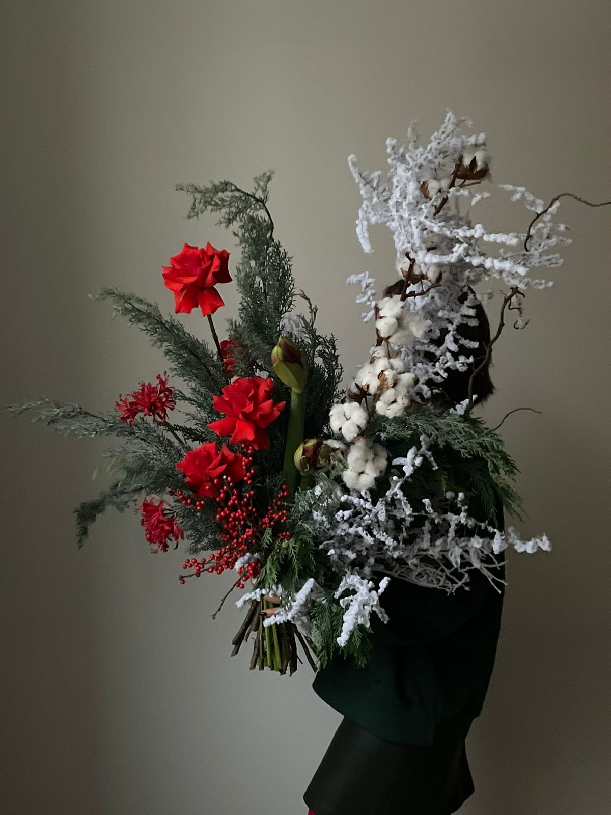 Букет "Красный бархат"