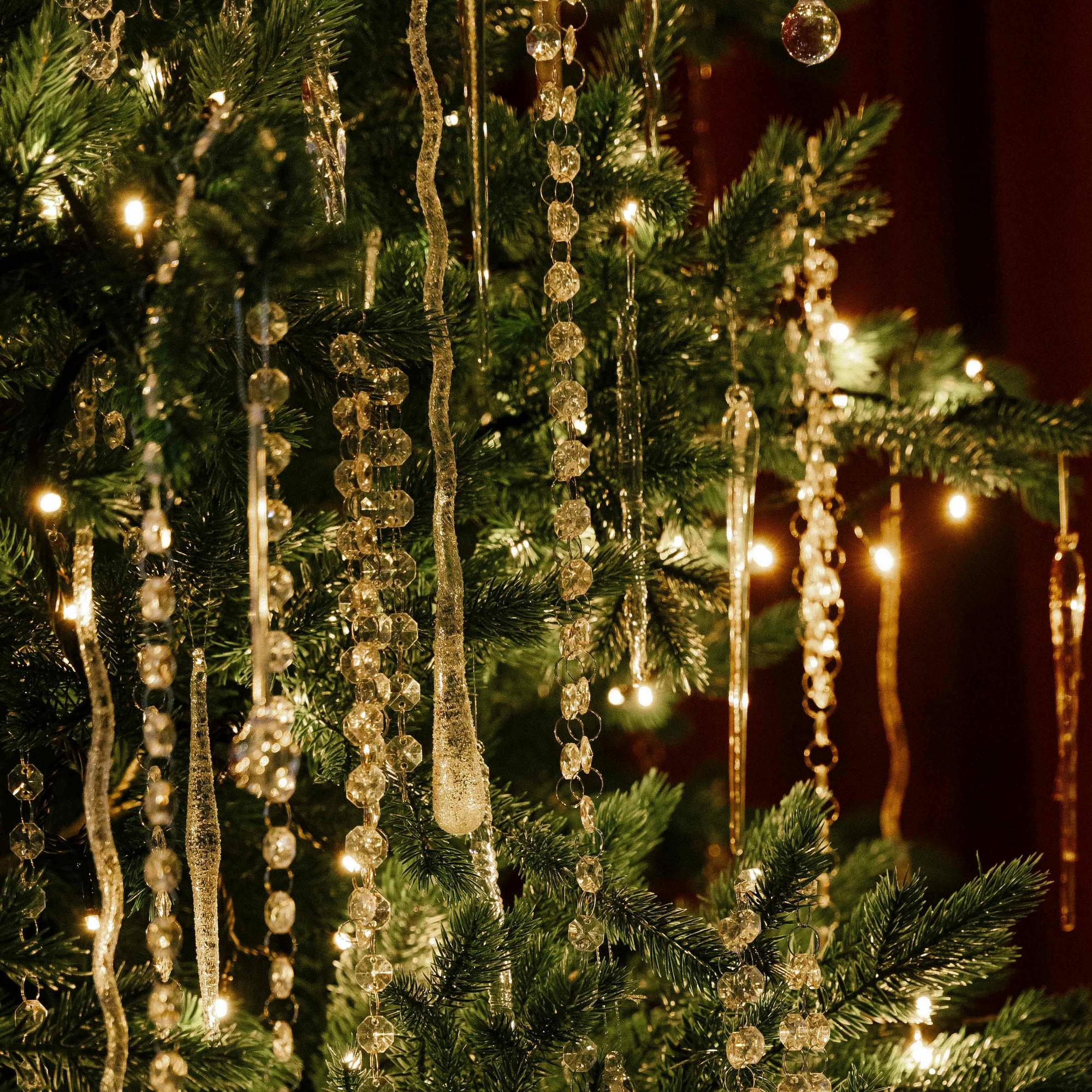 Набор ёлочных игрушек "Хрусталь"