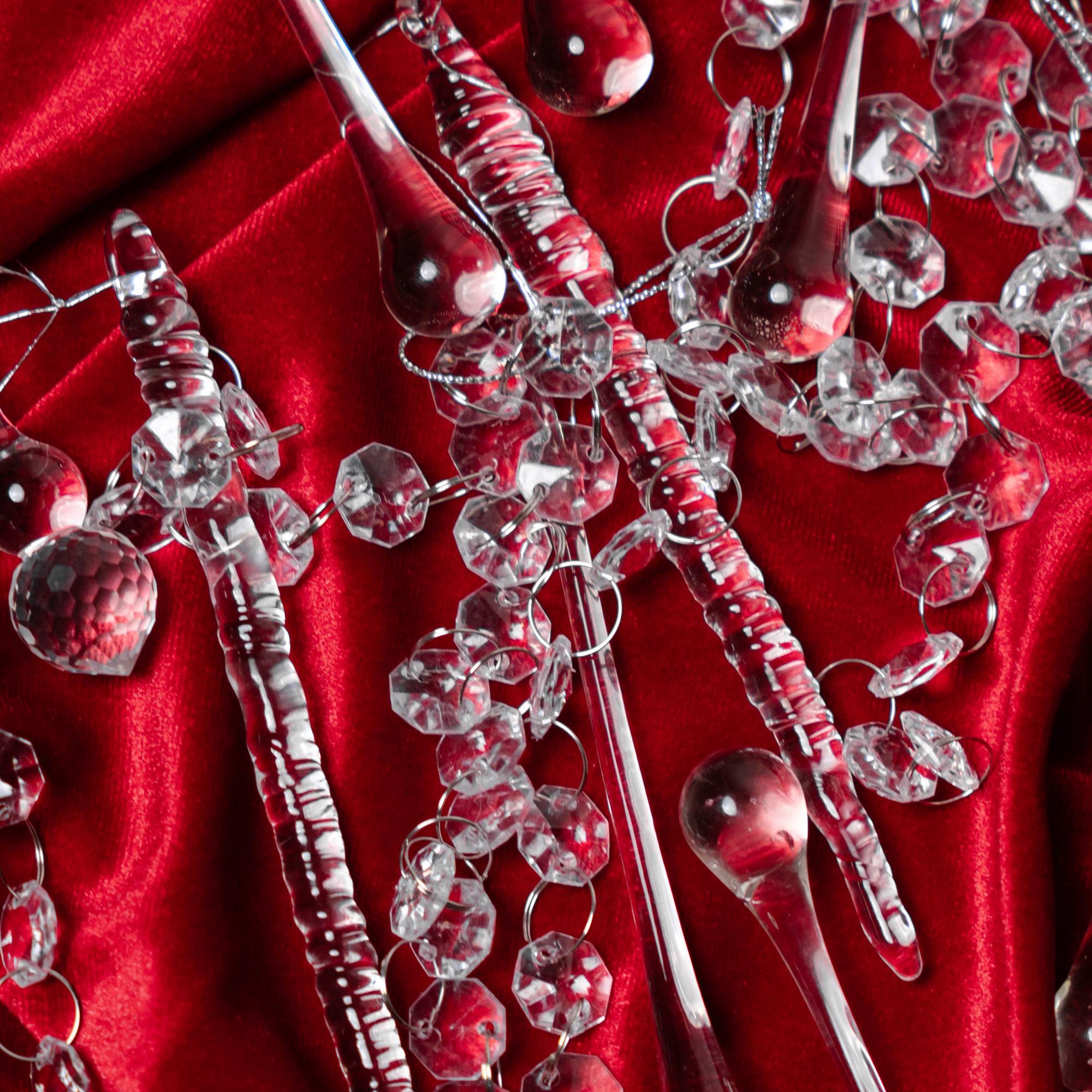 Набор ёлочных игрушек "Хрусталь"