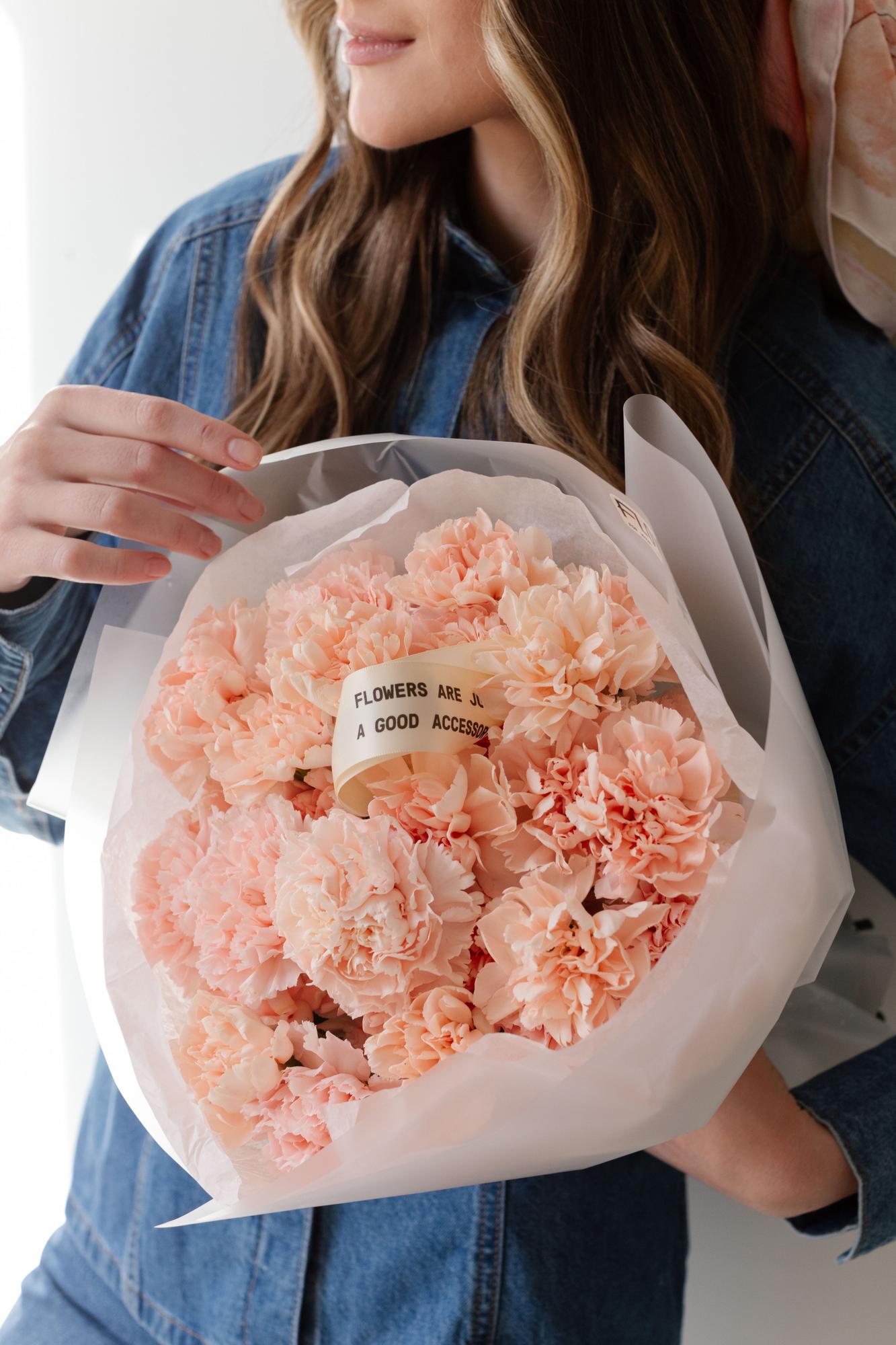 Диантусы персиковый микс