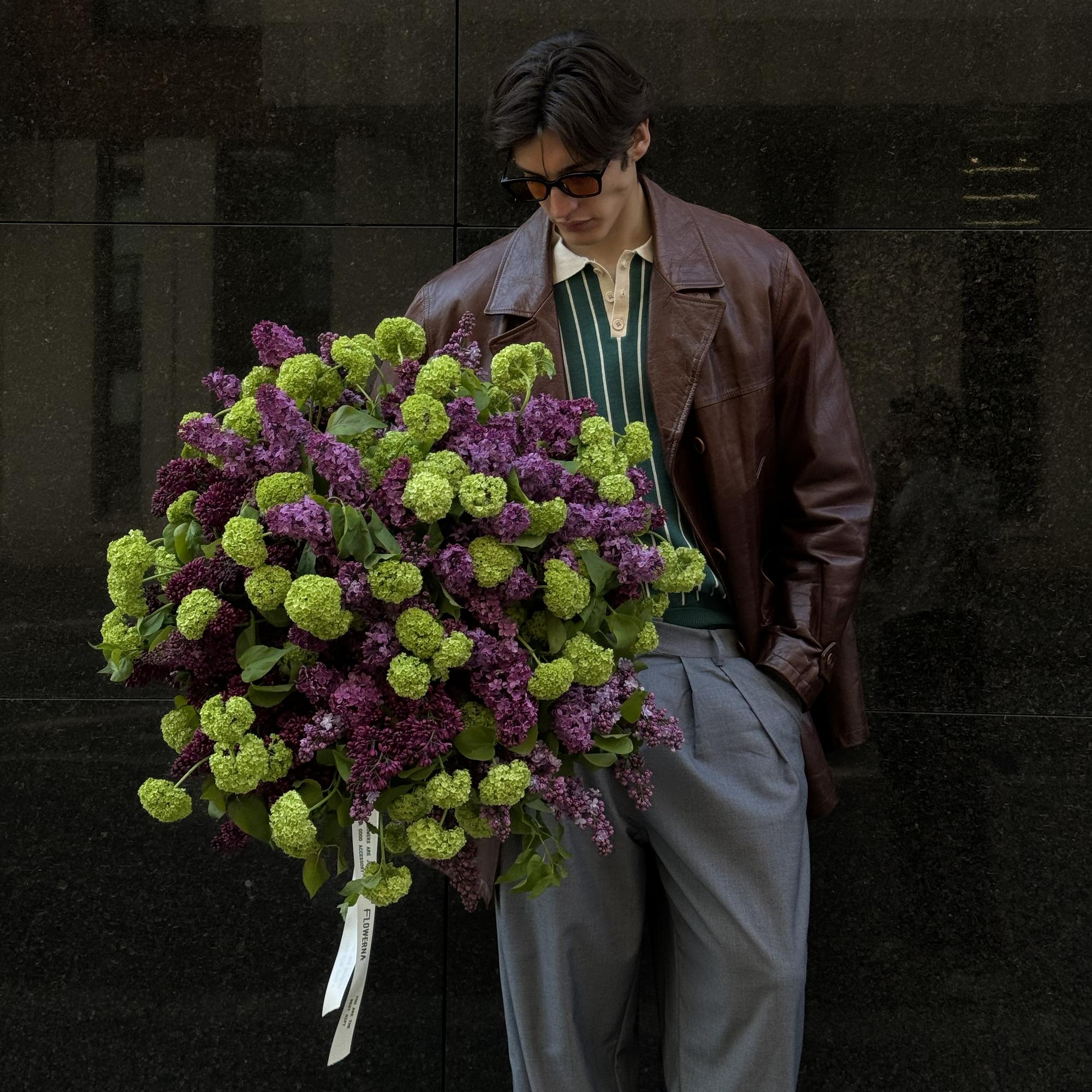 Дуо-букет "Сирень и Вибурнум"