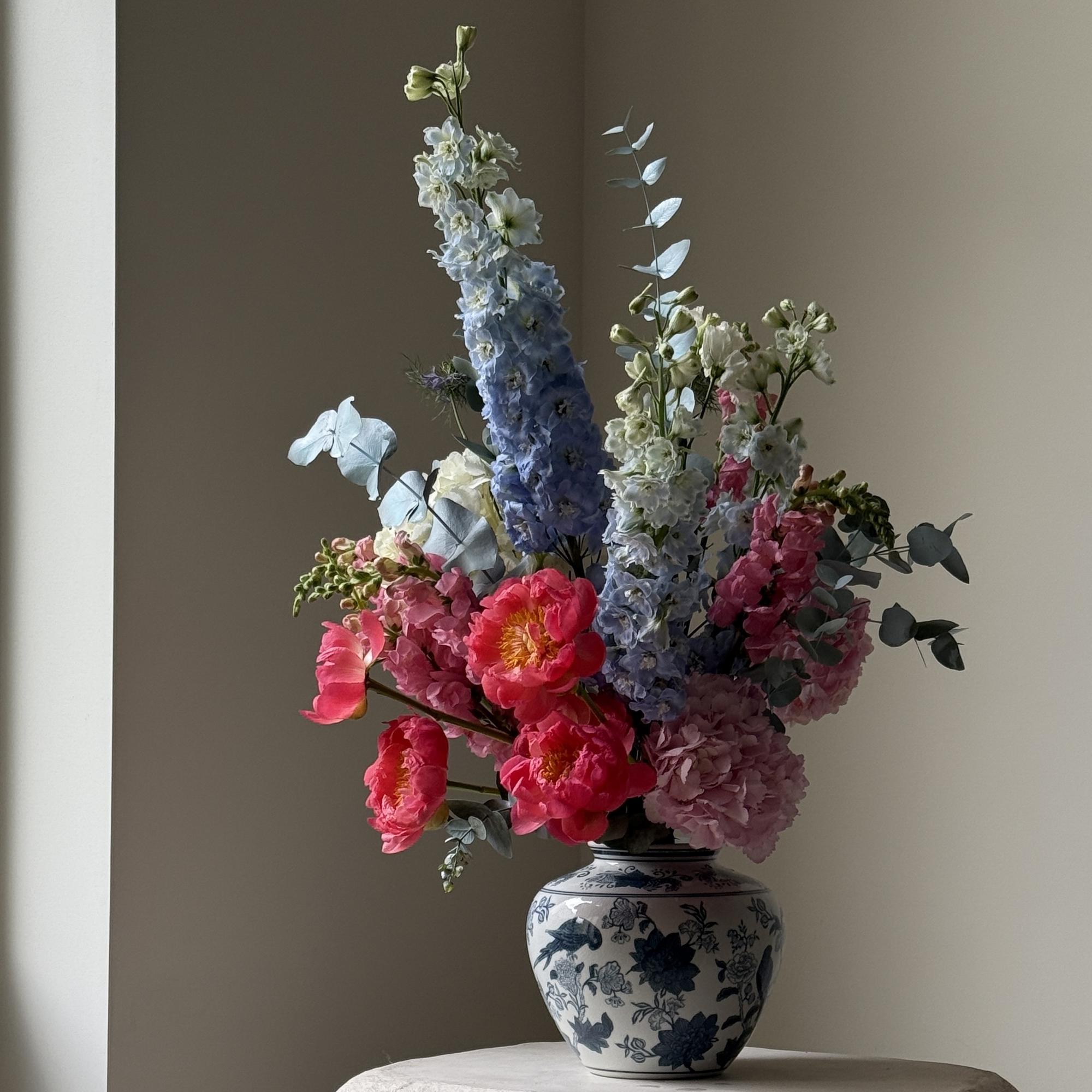 Садовый букет "Бабблгам"