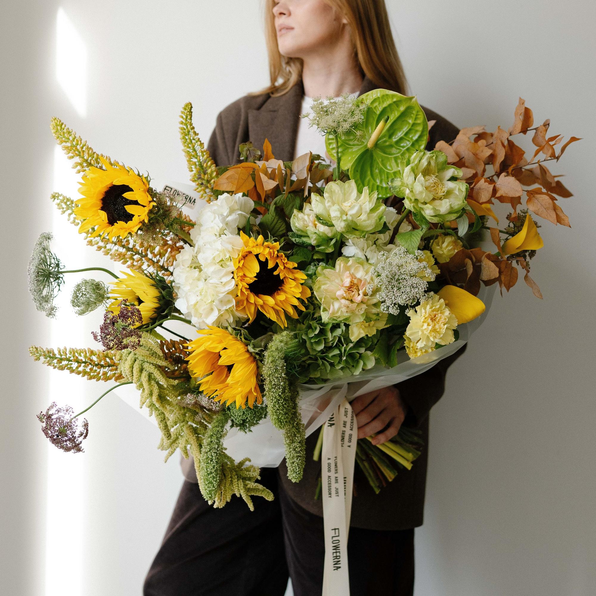 Авторский букет "Sunflower"