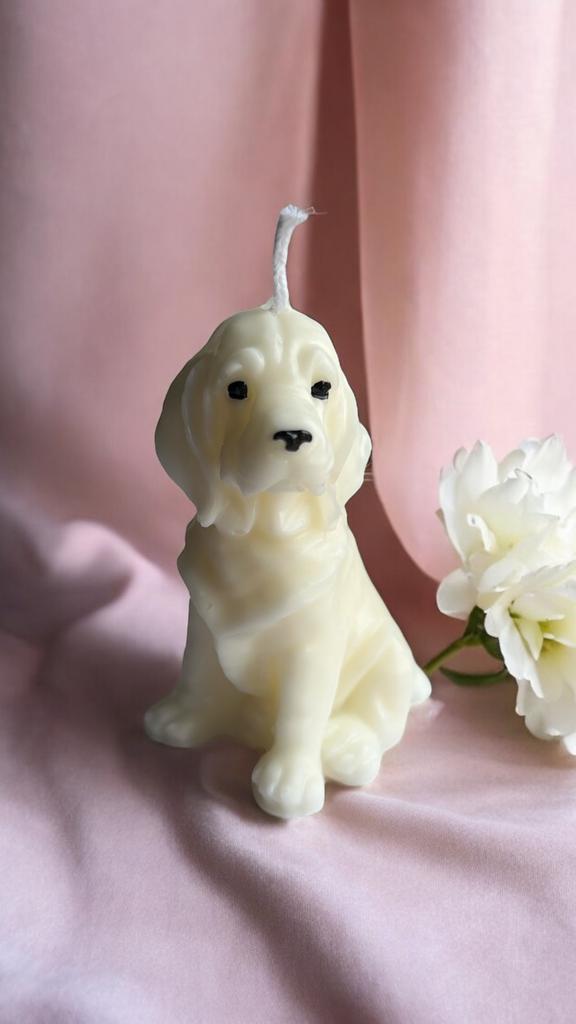 Свеча Бладхаунд белый