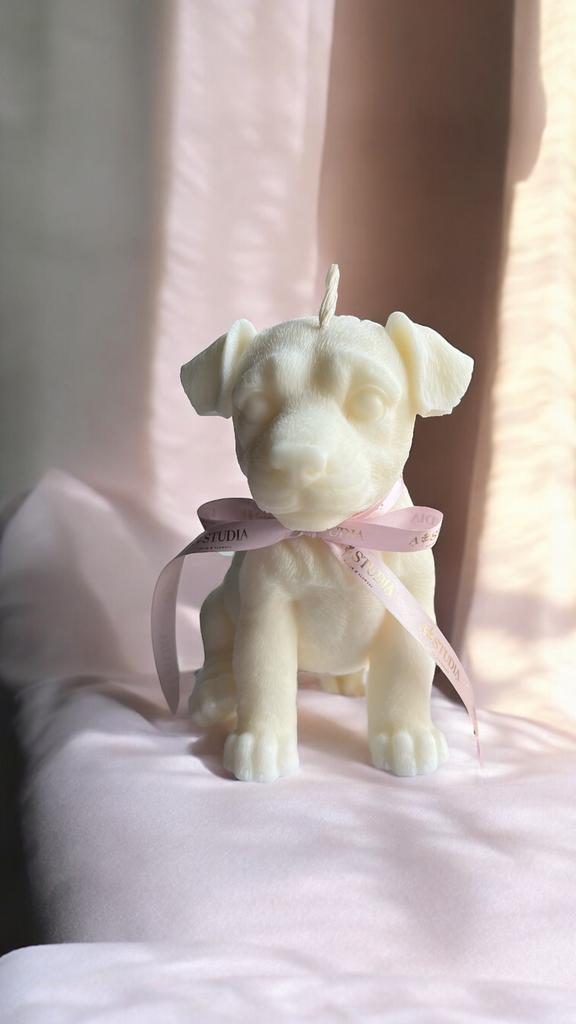 Свеча Джек Рассел щенок