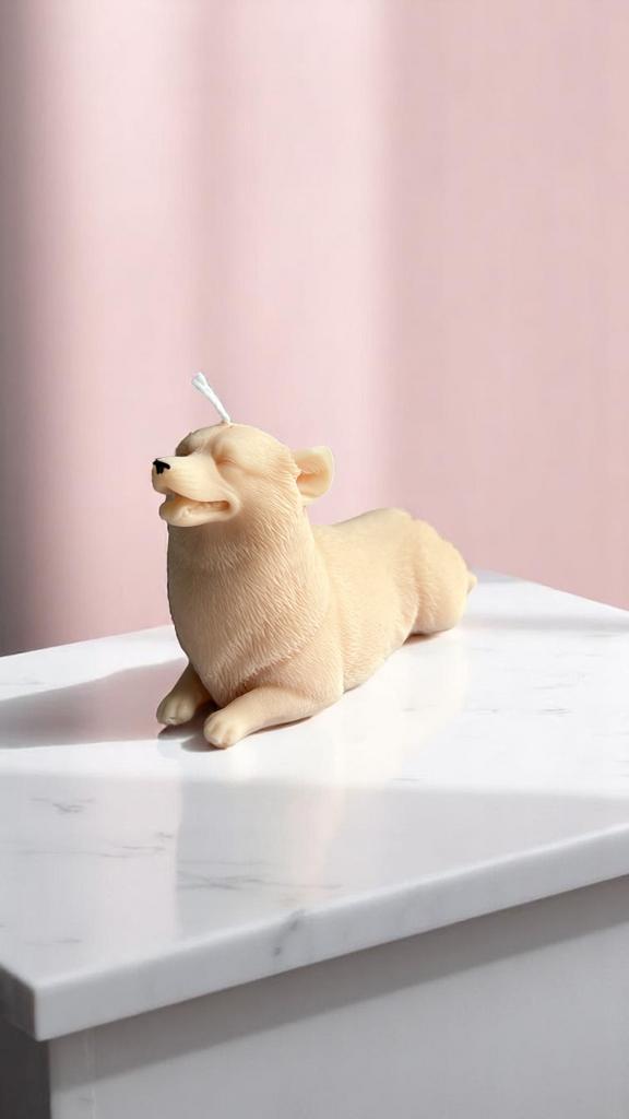 Свеча Корги средняя