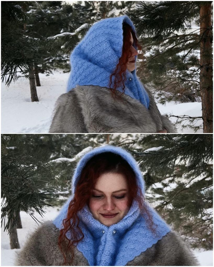 Косынка "Облачные косы"