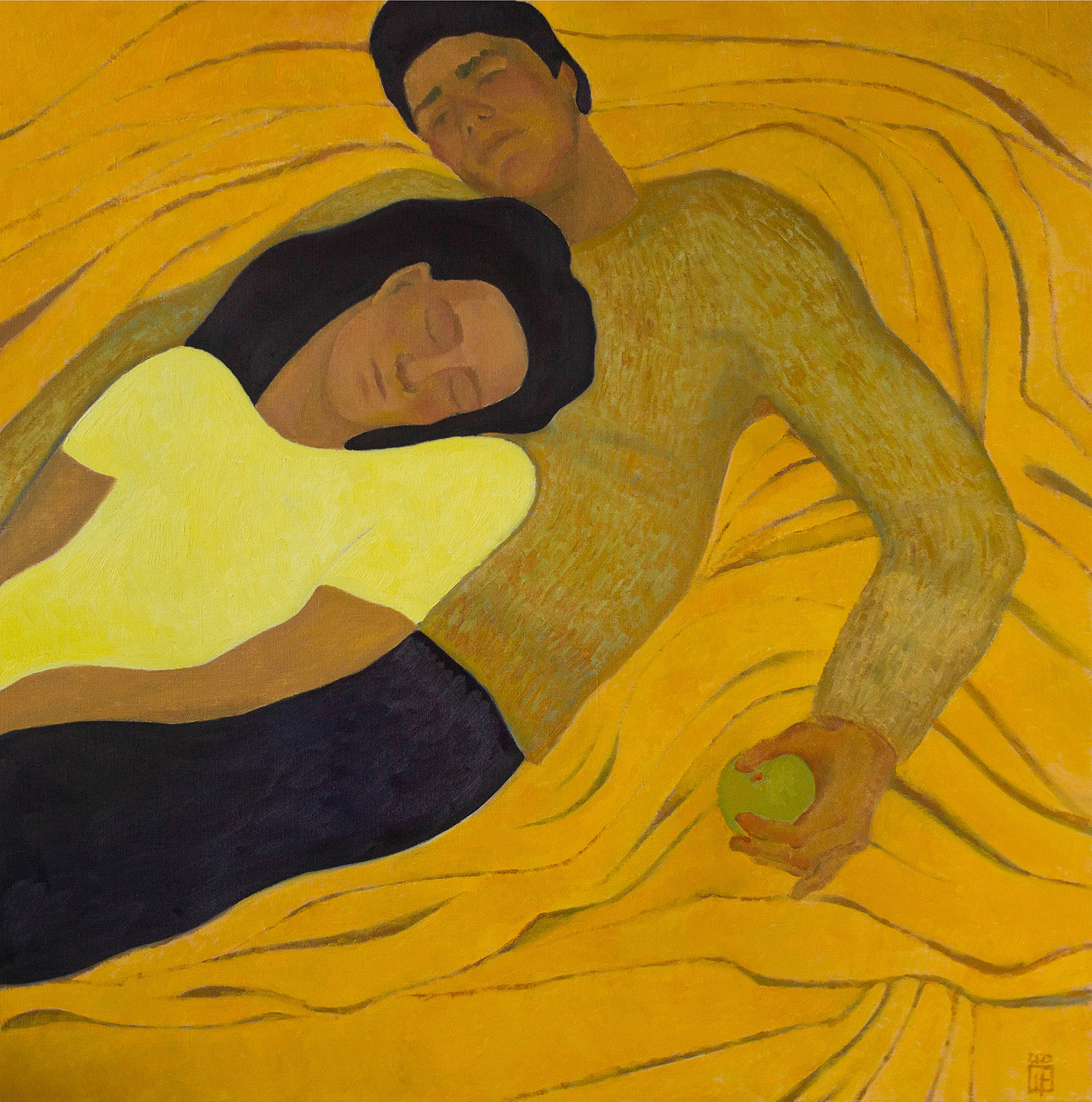 Картина Ты принес мне яблоко