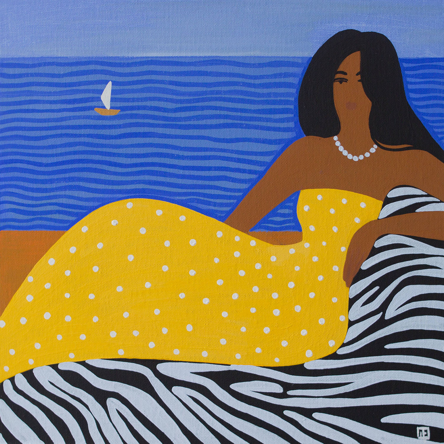 Картина У синего моря II