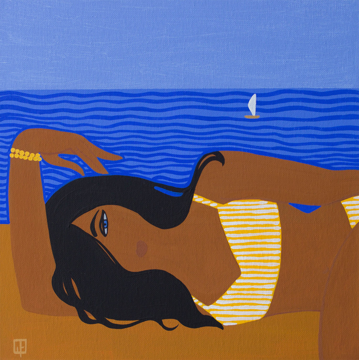 Картина У синего моря III