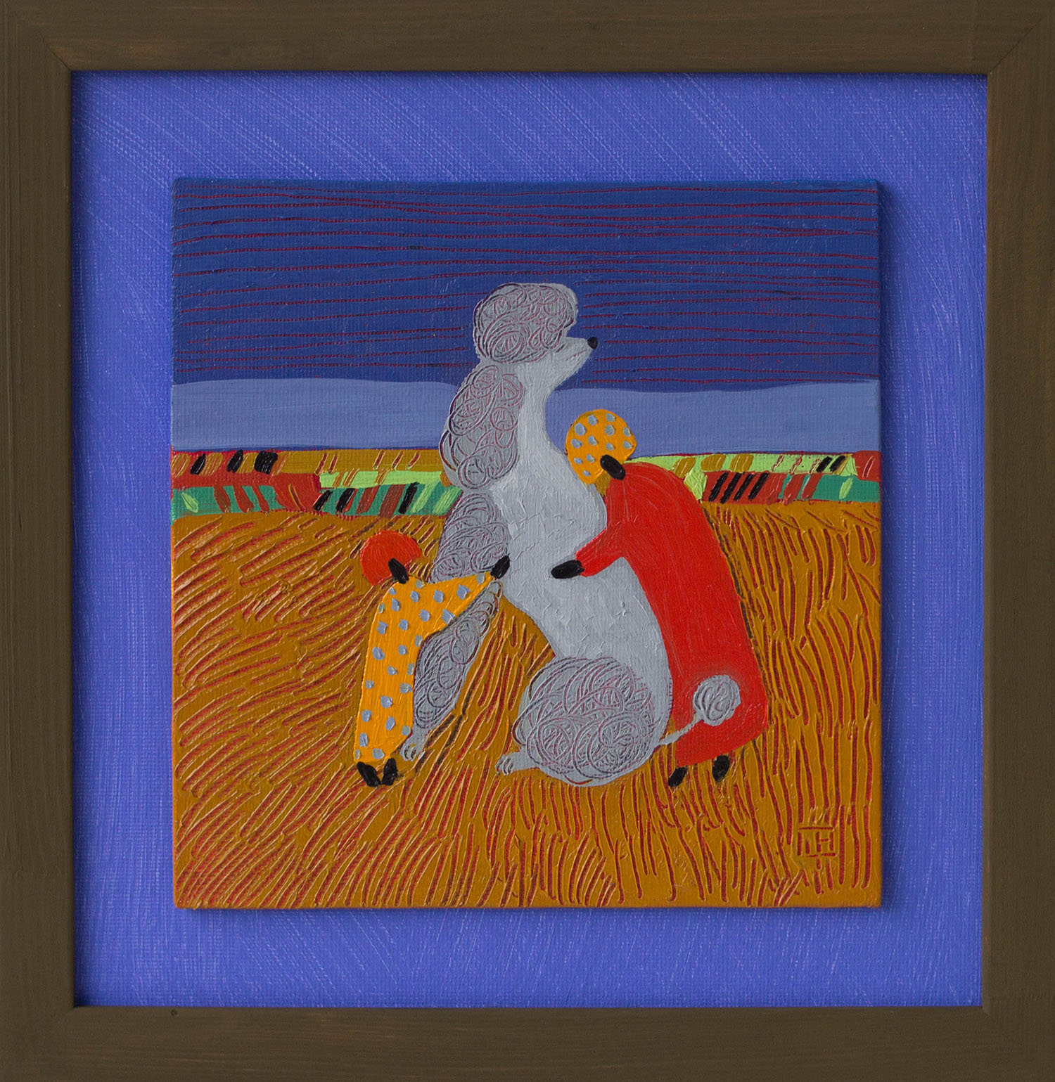 Картина "Друг" из серии "Жизнь маленьких людей"