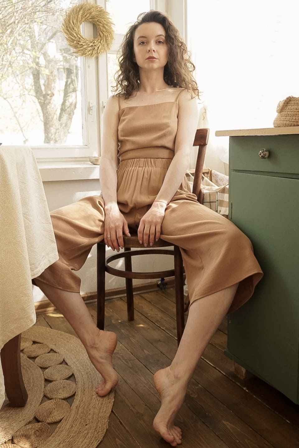 Костюм "Cruise" с кроп-топом и кюлотами