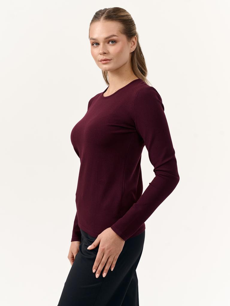 Лонгслив  - Бордо
