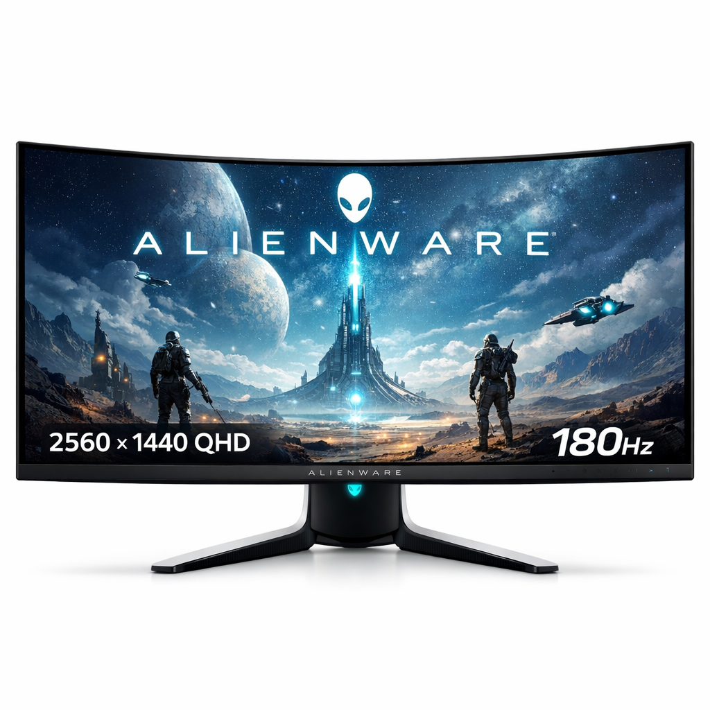 Dell Alienware AW3225DM 32" Curved Gaming Monitor (2560×1440, 180 Hz)