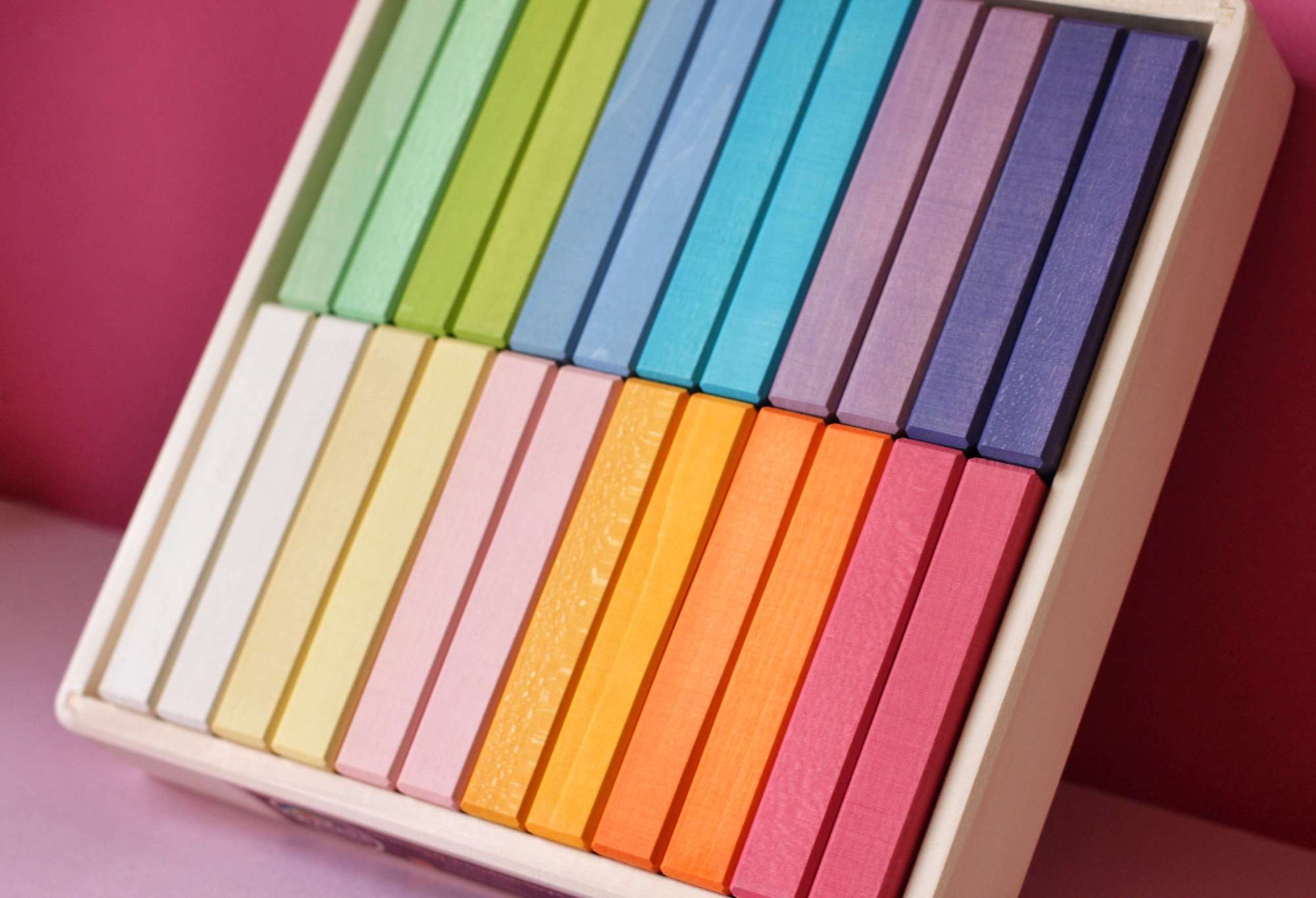 Большой набор «Кирпичики» цвет Пастельный