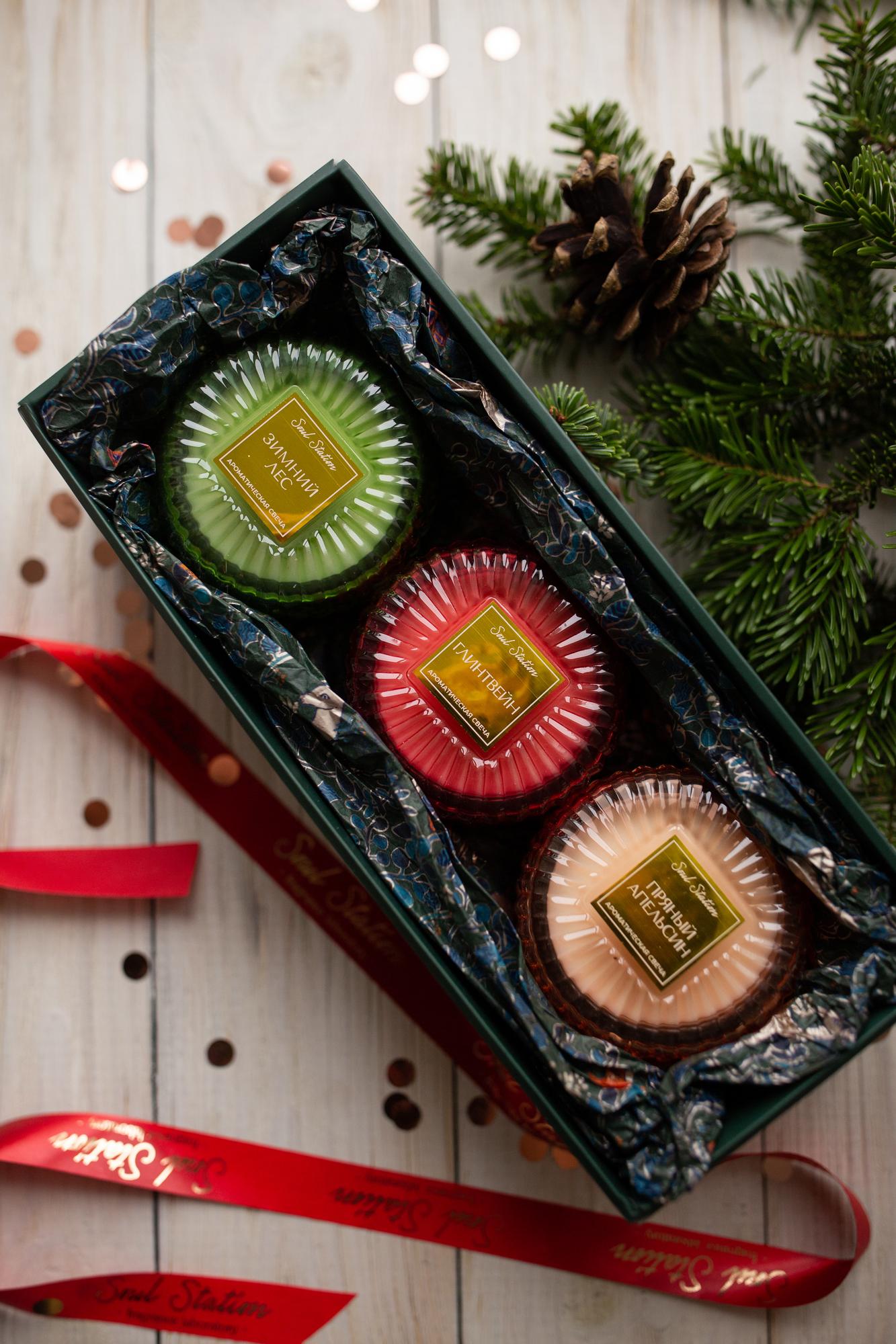 НАБОР СВЕЧЕЙ ЗИМНИЕ МОТИВЫ